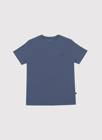 Bawełniany t-shirt męski w kolorze niebieskim