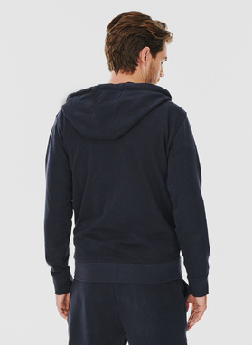 Rozpinana bluza dresowa w granatowym kolorze