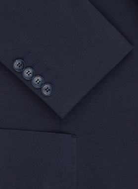 Granatowa dzianinowa marynarka męska