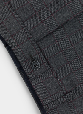 Spodnie męskie garniturowe P21WF-6G-072-S