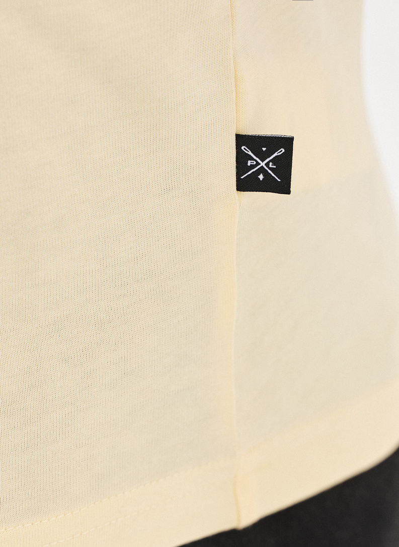 Bawełniany żółty t-shirt