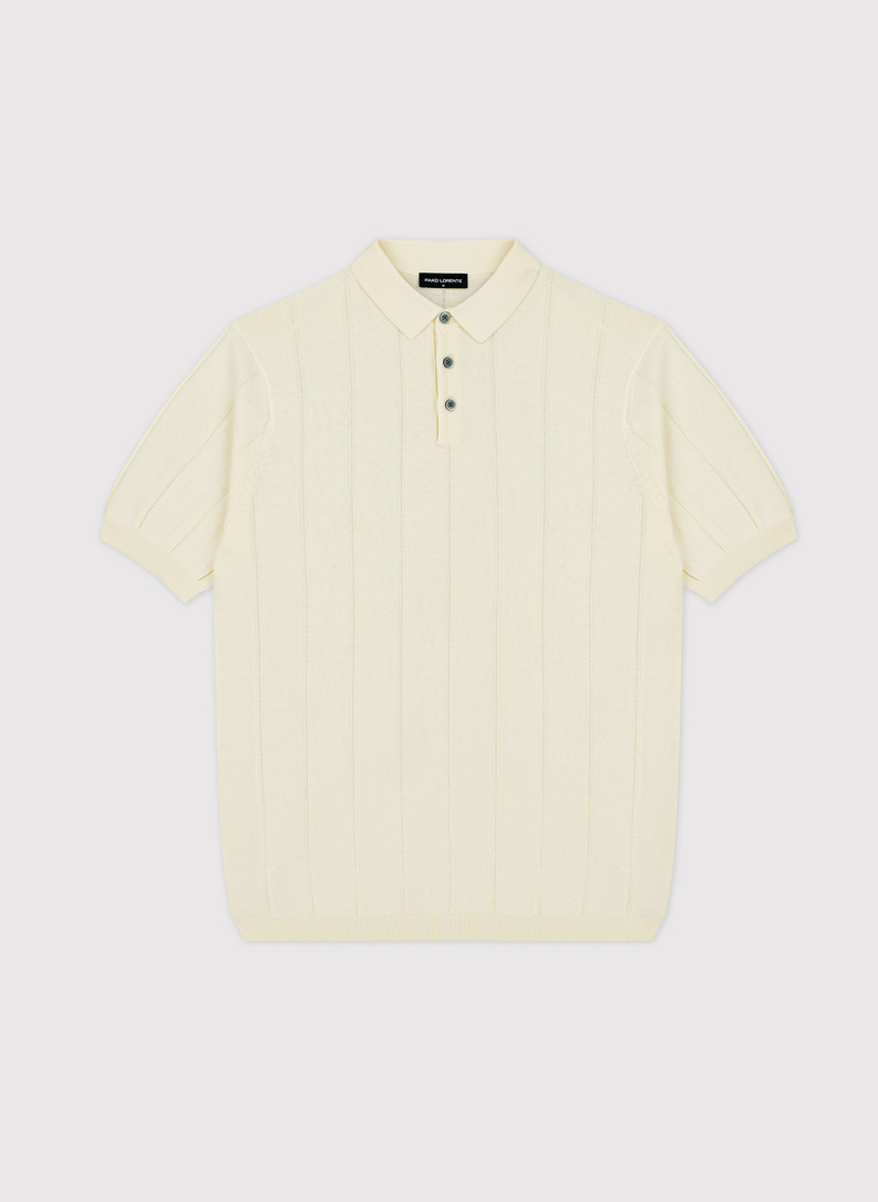 Swetrowe polo w kolorze żóltym