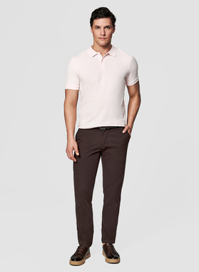 Polo męskie w kolorze różowym