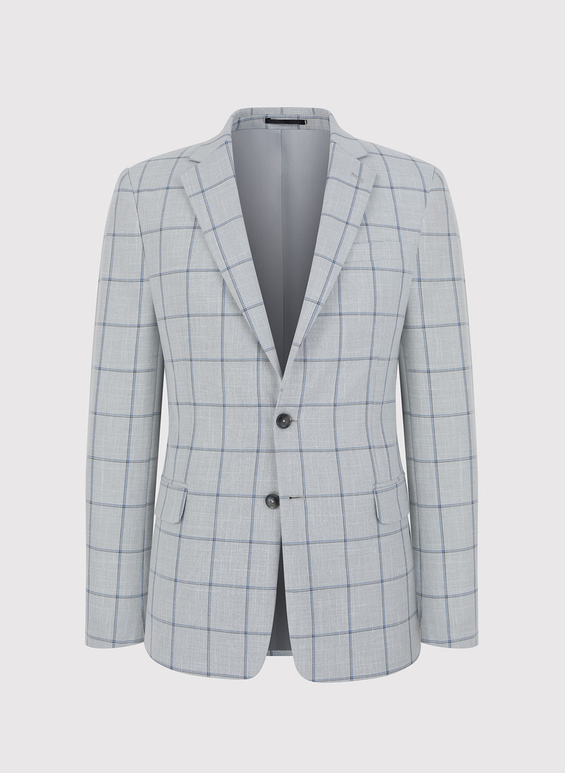 Szara marynarka casualowa