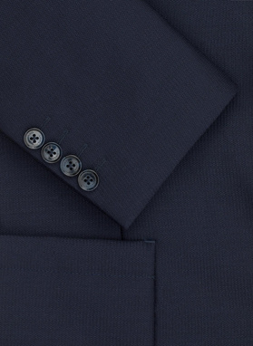 Granatowa marynarka jednorzędowa