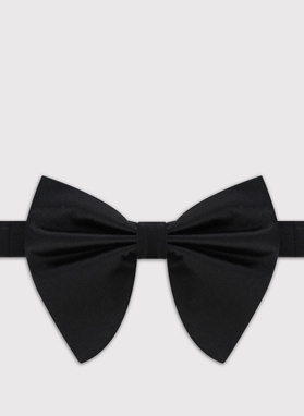 Elegancka czarna mucha męska