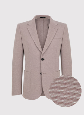 Beżowa męska marynarka casualowa