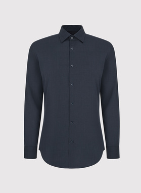 Bawełniana koszula męska w kolorze ciemnoszarym