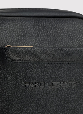 Mała skórzana torba męska z paskiem