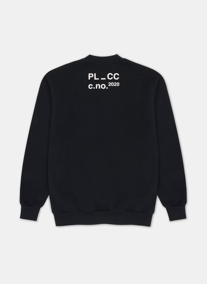 BLUZA Z OKRĄGŁYM DEKOLTEM CZARNA C20WF-2B-001-C