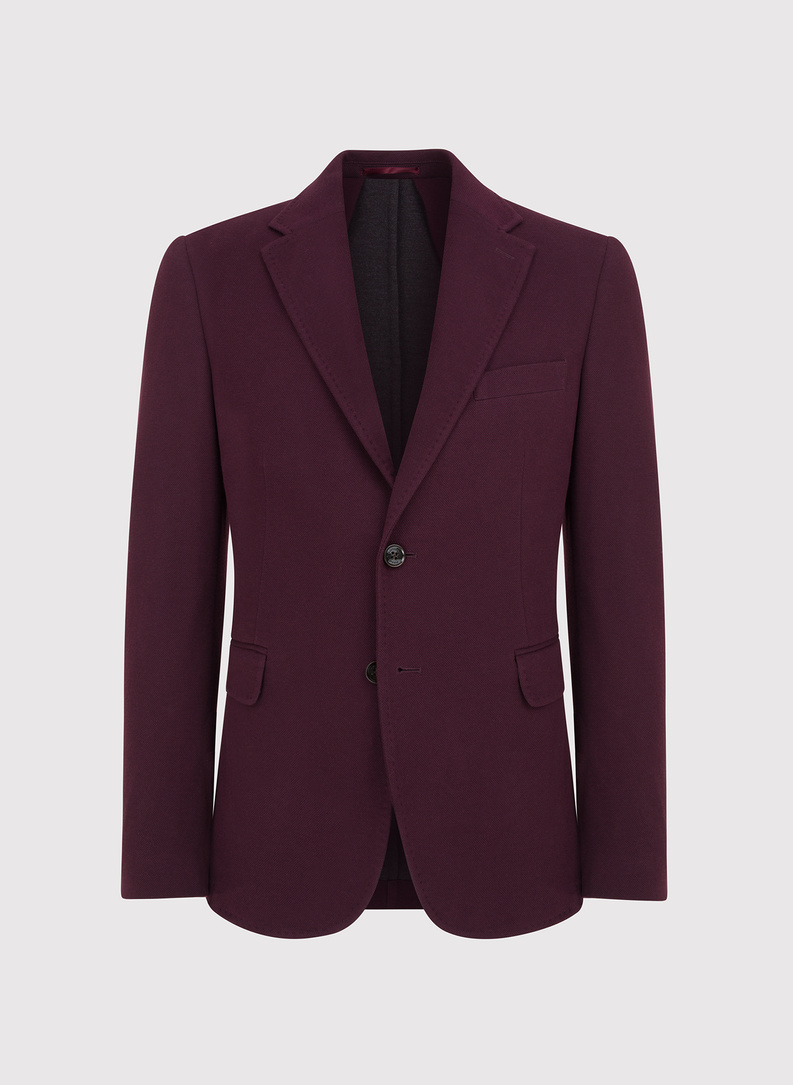 Dzianinowa marynarka w kolorze bordowym