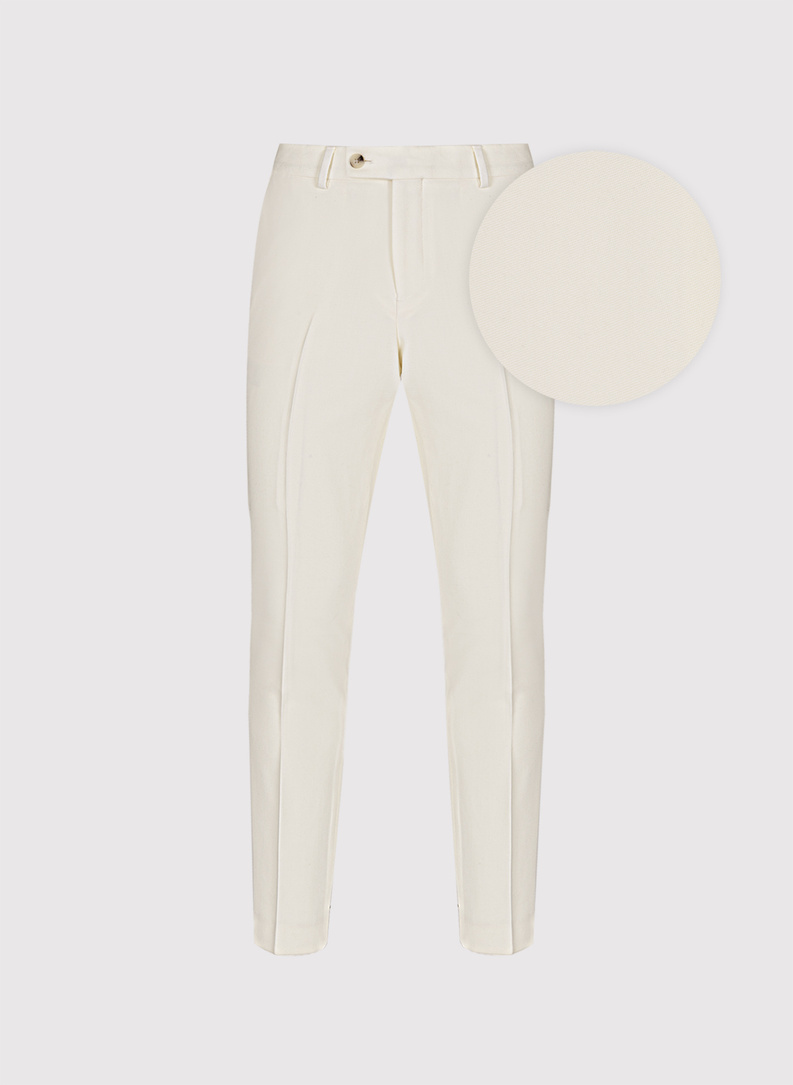 Wełniany jasny garnitur męski