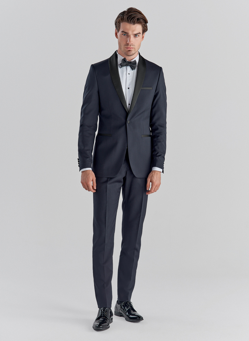 Spodnie smokingowe P000B-6S-002-G-S