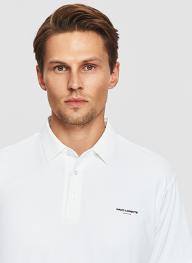 Biały t-shirt polo