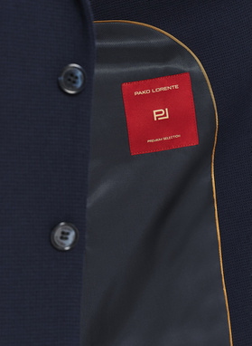 Granatowa marynarka z wełną