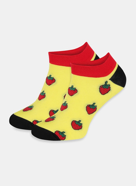 Skarpetki stopki w truskawki DTA-SX-092-X