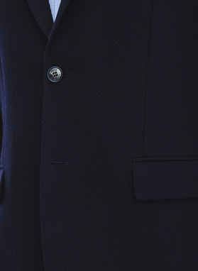 Granatowa marynarka męska z wełny