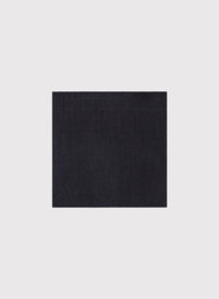 Gładka poszetka męska w kolorze czarnym