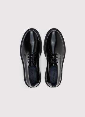 Czarne buty męskie typy derby