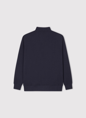 Granatowy dres męski