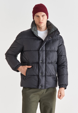 Czarna kurtka z szelkami M21WF-5X-031-C