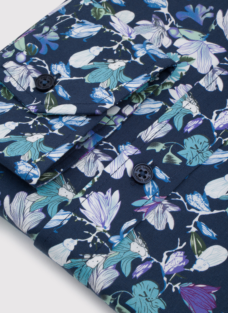 Koszula męska w kwiaty