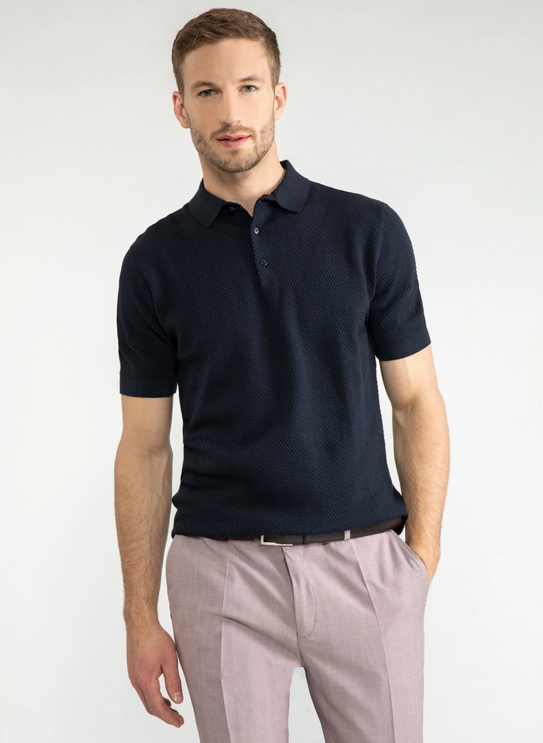 T-shirt polo P22SF-TX-007-G-0 - zdjecie nr 1