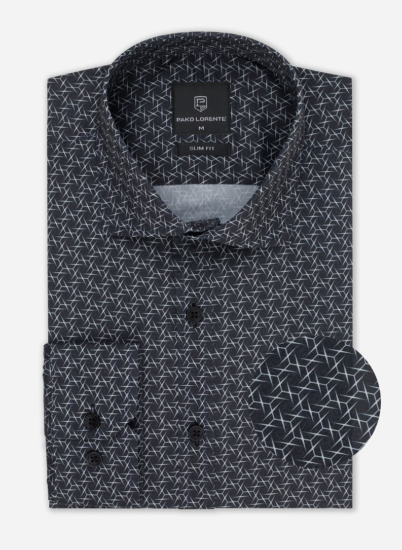 Koszula męska FANS PPLM9-1X-494-G