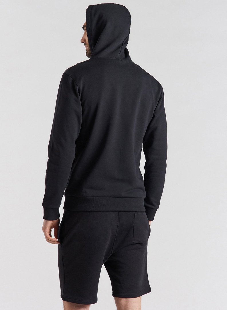 CZARNA BLUZA Z KAPTUREM M21SF-2K-004-C