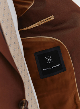 Brązowa marynarka garniturowa 