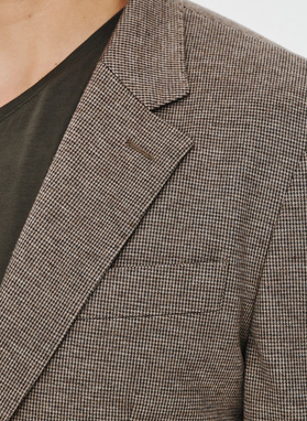 Szaro-brązowa marynarka męska