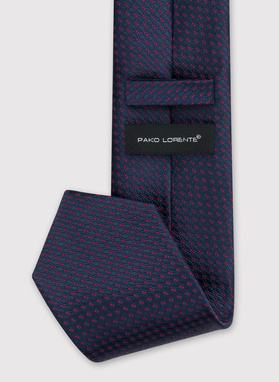 Krawat męski w mikrowzór