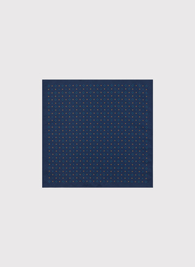 Męska poszetka w kolorze granatowym