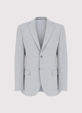 Jasnoszary garnitur męski