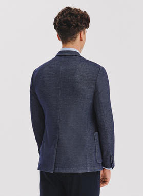 Casualowa marynarka męska w kolorze granatowym