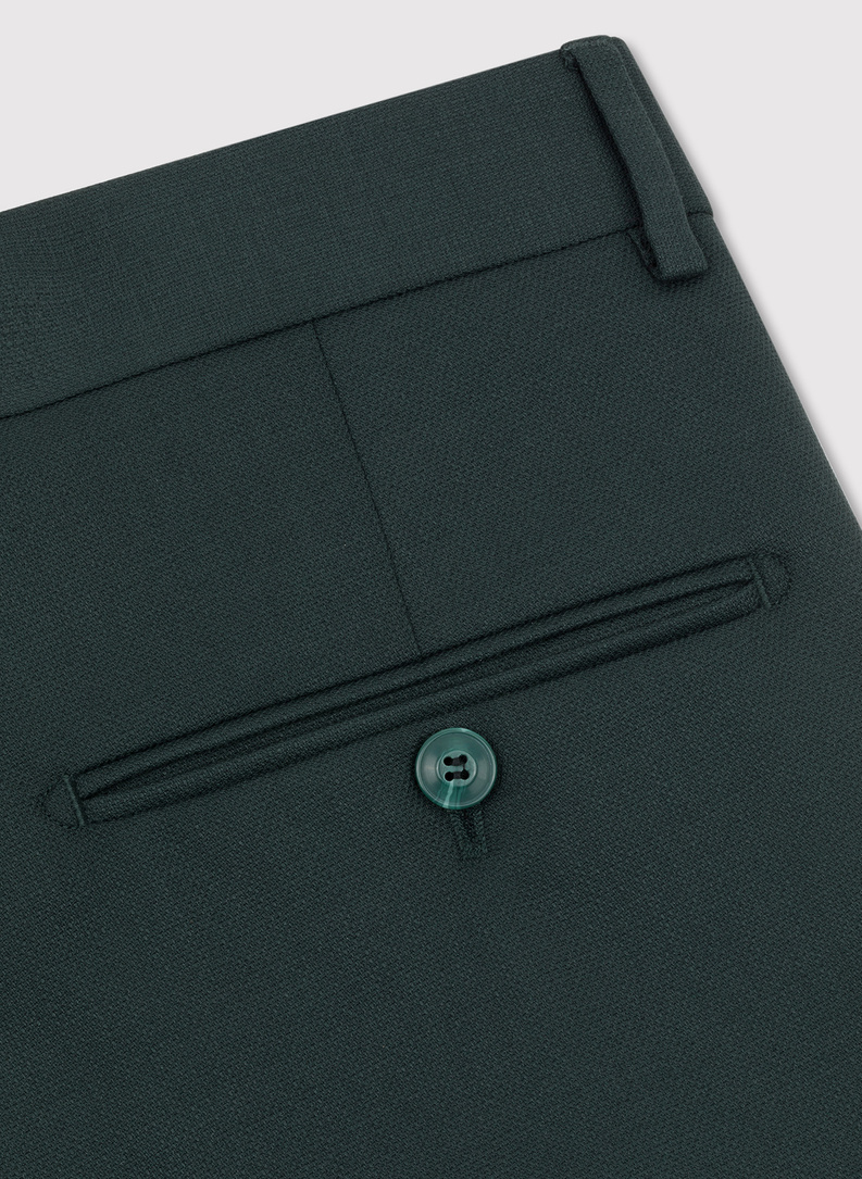 Elegancki zielony garnitur męski 