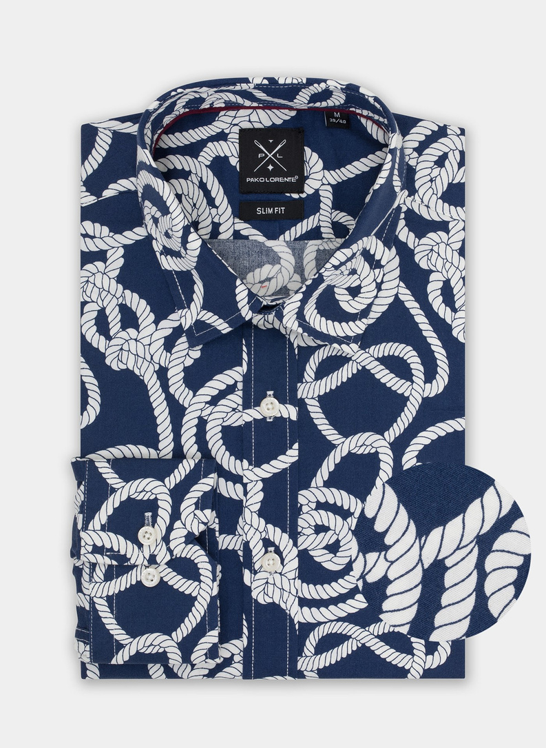 Koszula męska P21SF-1X-114-G