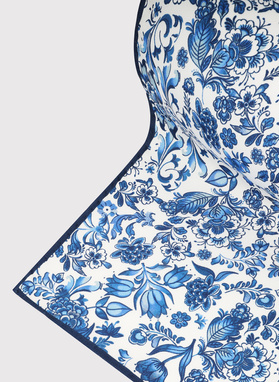 Niebieska poszetka męska folklor