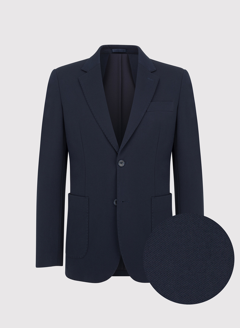 Casualowa marynarka męska w kolorze granatowym