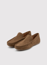 Beżowe mokasyny męskie