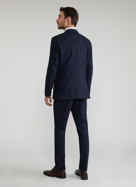 Granatowa marynarka garniturowa P22SF-3G-013-G-S