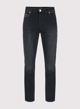 Czarne jeansowe spodnie męskie