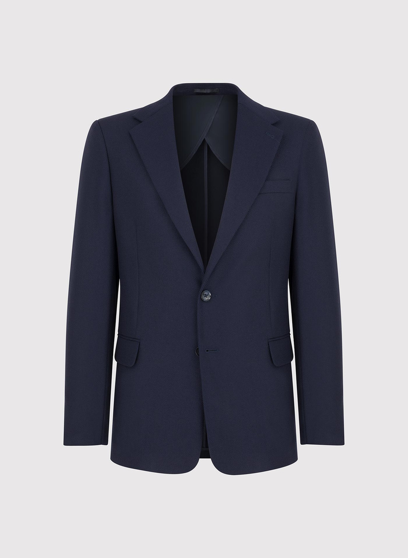 Wełniana marynarka w kolorze granatowym