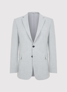Marynarka garniturowa w kolorze jasnoszarym