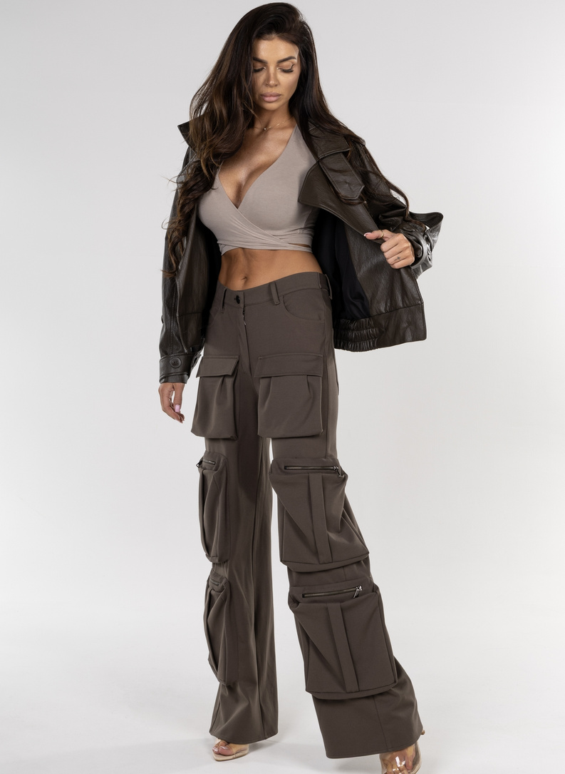 Spodnie bojówki RODEO PANTS oliwkowe