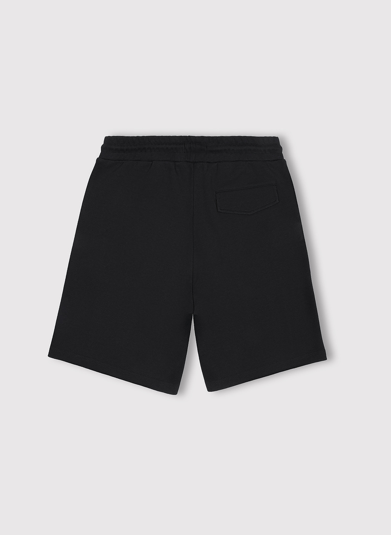 Czarne szorty dresowe