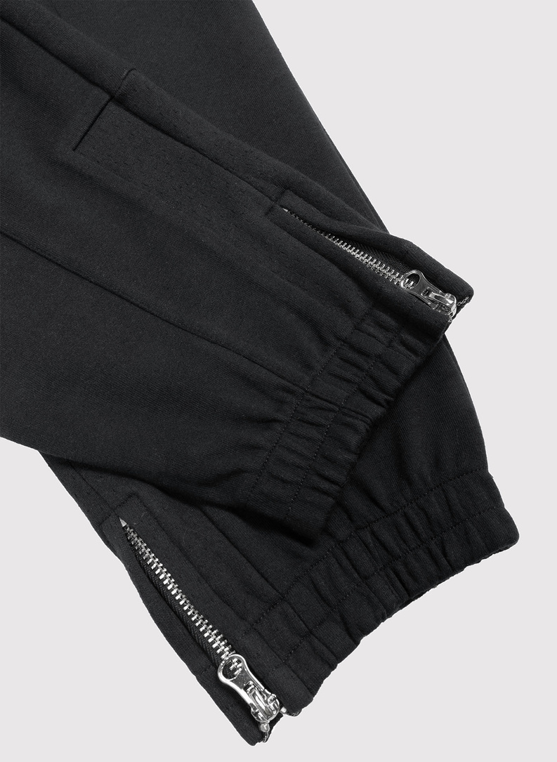 Czarne spodnie dresowe