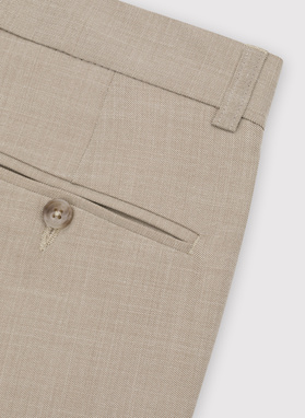 Beżowe spodnie ganiturowe