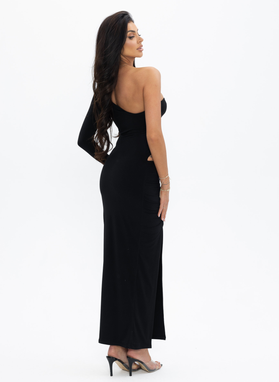 ZAFIRA DRESS w kolorze czarnym