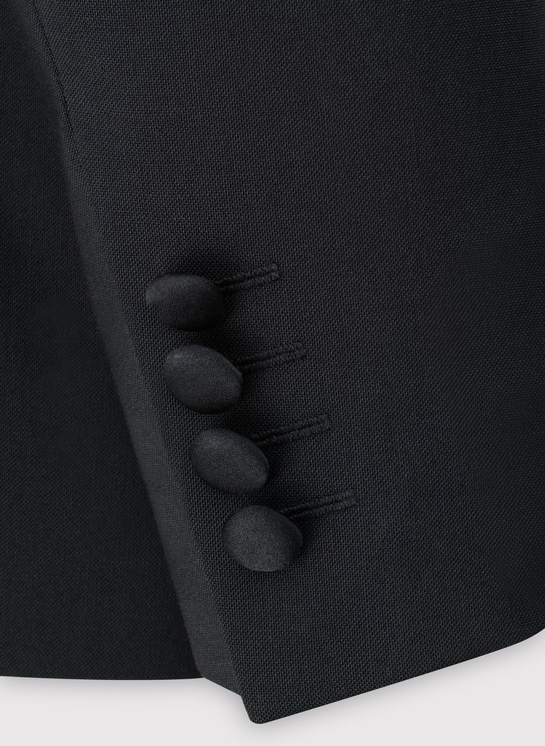 Ślubna dwurzędowa marynarka smokingowa